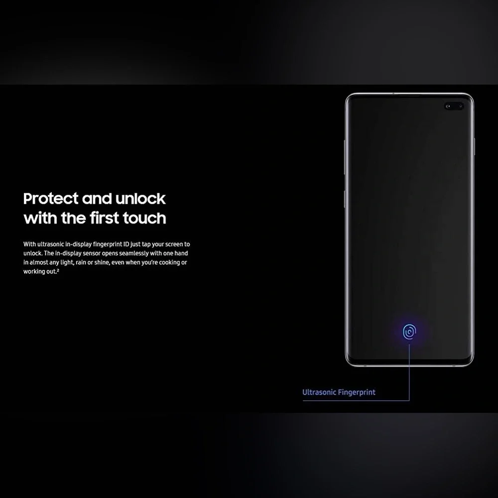 Samsung Galaxy S10+, 128GB, Prism White - Unlocked